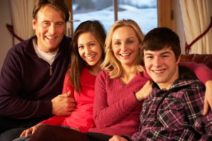 Happy Family Winter