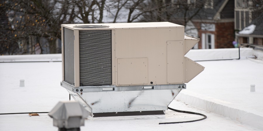 Commercial Air Conditioning Unit Has Been Serviced